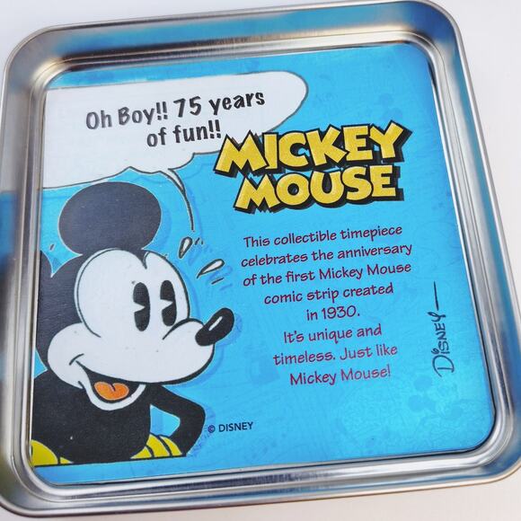 Disney Mickey Mouse Watch for Comic Book Blue Face NIT - Picture 4 of 8